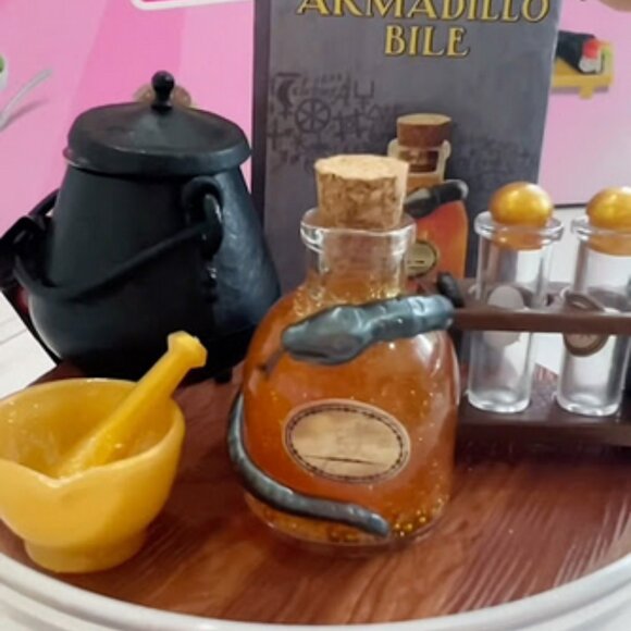 🧪 Set of 2 Harry Potter Miniverse Potions – Armadillo & Wolfsban - Picture 5 of 6